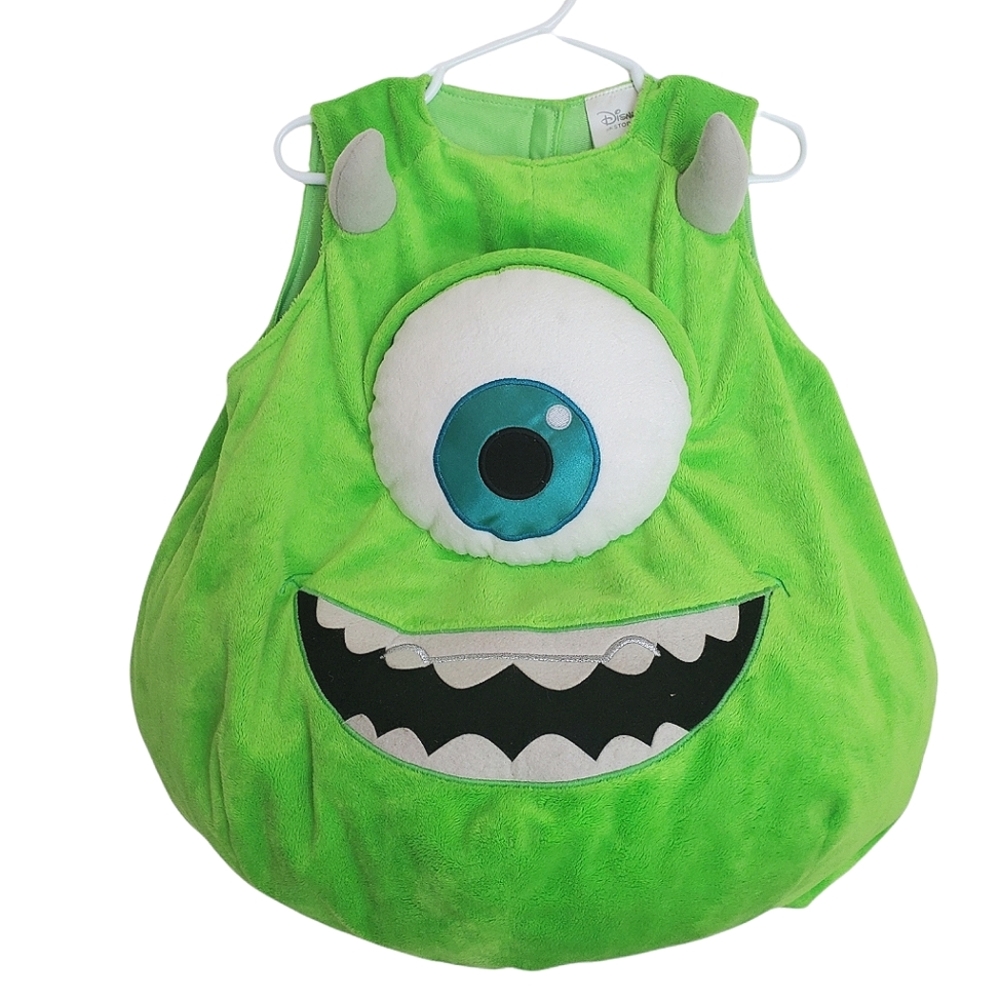 Monsters Inc Mike Wazowski Costume 2T/3T Disney Store rare find!